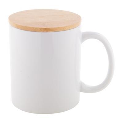 Mug en céramique blanc de haute qualité Beram