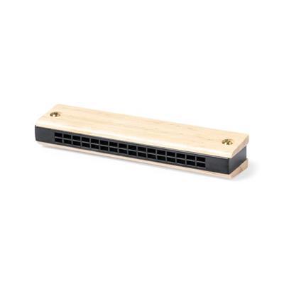 Harmonica avec couvertures en bois de pin Blues