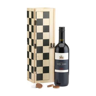 Coffret cadeau à vin et jeu de dames Packore