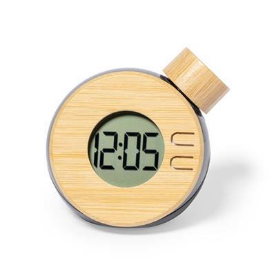 Horloge de table élégant en bambou Graox