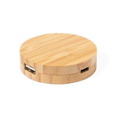 Port USB robuste et pratique en bambou Lasiar