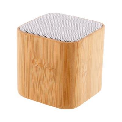 Enceinte bluetooth avec boitier en bambou Cuboo