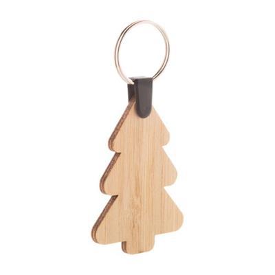 Porte-clé en contreplaqué de bambou Jewly