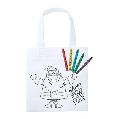 Sac shopping à colorier matière non tissé Wistick