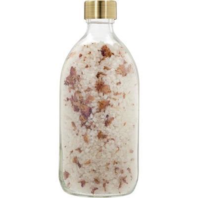 Sel de bain en verre de 500ml de parfum roses Sata