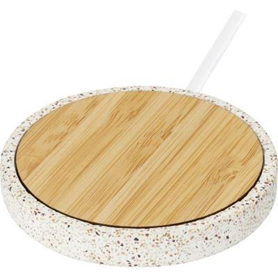 Tapis de charge à induction 10 W en bambou Tret