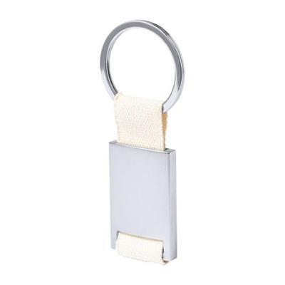 Porte-clés rectangulaire en métal robuste Tence