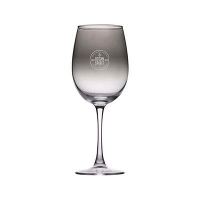 Verre à vin chic et tendance aspect fumé Vers
