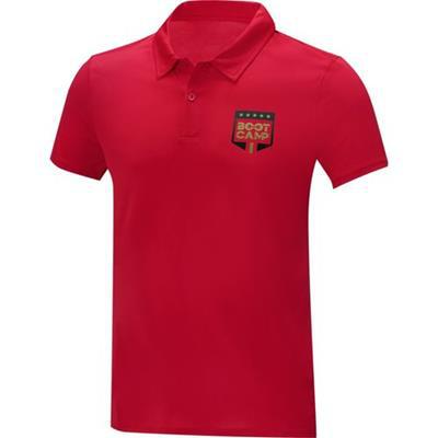 Polo homme en tissu léger à manches courtes Serein