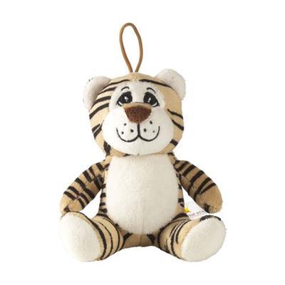 Tigre en peluche petite taille museau brodé Gopax