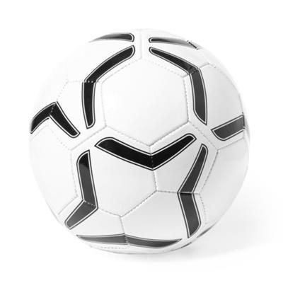 Ballon de foot bicolore en similicuir/PVC Dussek
