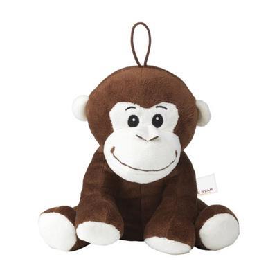 Singe en peluche en polyester doux Samba