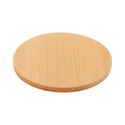 Sous-verre en bambou durable forme arrondi Zoly