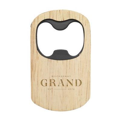 Ouvre-bouteille pratique avec poignée en bois Hola