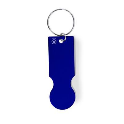 Porte-clés pièce de monnaie en aluminium Magiro
