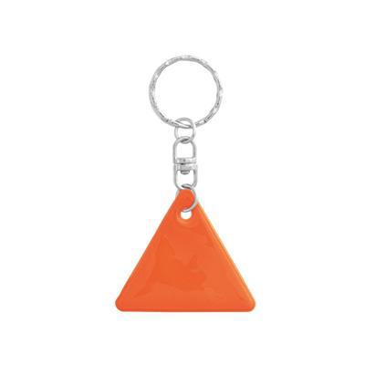 Porte-clés triangulaire fluorescent en PP Howly