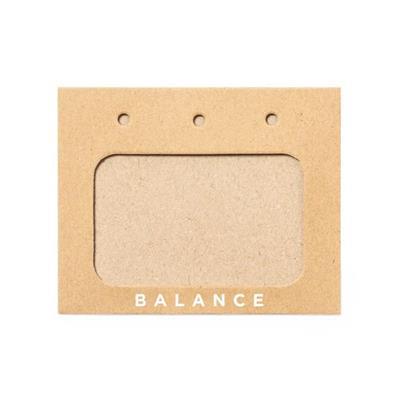 Badge réutilisable en carton recyclé résistant Nam