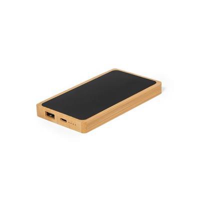 Power Bank avec boitier en bambou durable Ninja