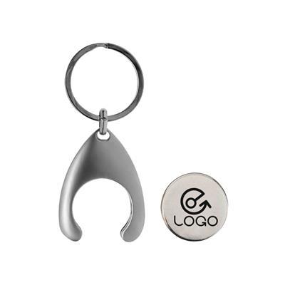 Porte-clés jeton de caddie détachable Linz