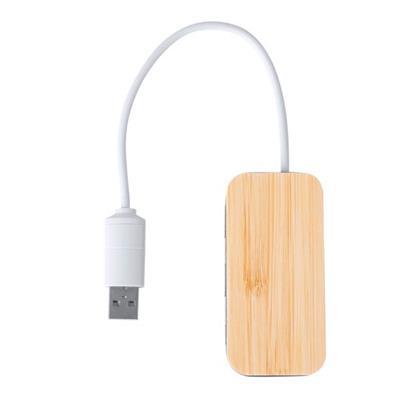 Port USB 2.0 en aluminium recyclé et Bambou Zelo