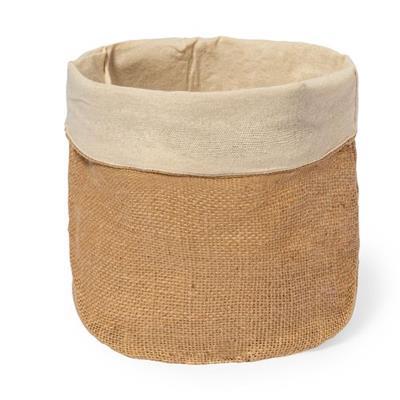 Corbeille à pain robuste en coton et jute Calcine