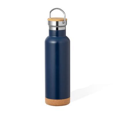Bidon thermique 650 ml en bambou et acier Dixo