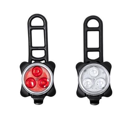 Kit de lumières de sécurité pour vélo en ABS Garo