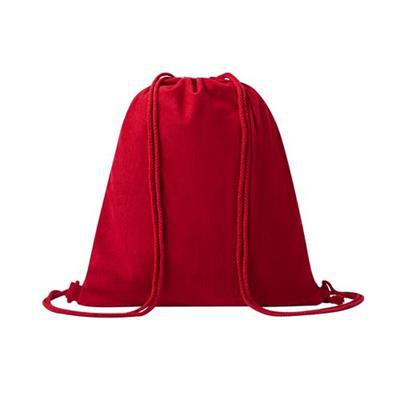 Sac à dos à cordes en velours côtelé élégant Azur