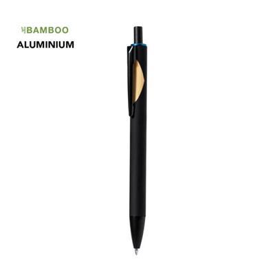 Stylo à bille à bouton-poussoir en aluminium Hello