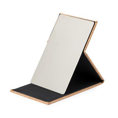 Miroir pliant portable en liège Cavals