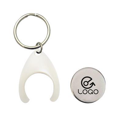 Porte-clés jeton de caddie simple Boras
