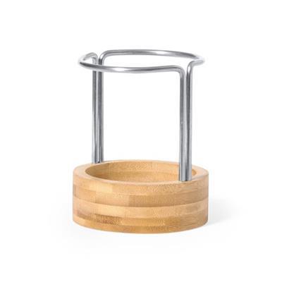 Porte-Crayons original en bambou et acier Melas