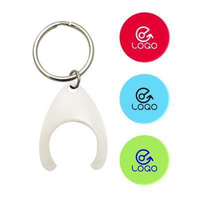 Porte-clés jeton de caddie amovible Albany