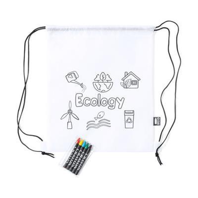 Sac à Dos en RPET non tissé blanc Capita