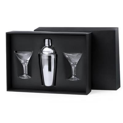 Set shaker en acier inoxydable 550ml Bohemia
