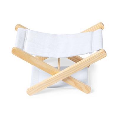 Appui-tête pliant avec structure en bois Karamena