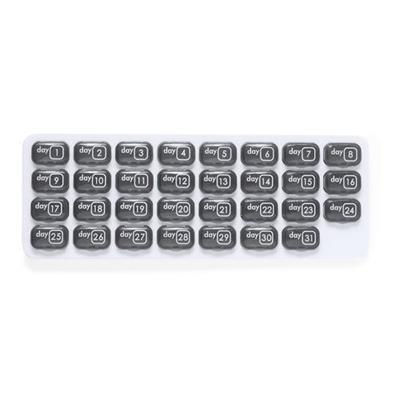 Pilulier en forme de clavier en PP résistant Moren
