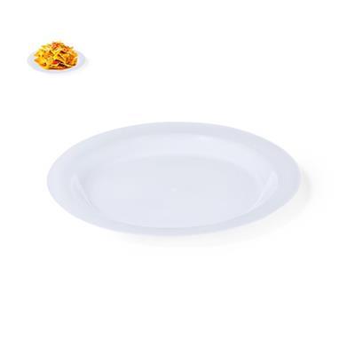 Assiette plate en PP résistant et flexible Goboul