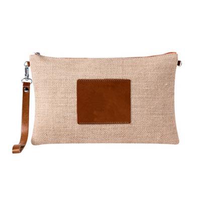 Trousse de toilette polyvalente en jute laminé Bel