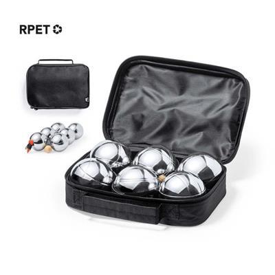 Jeu de pétanque avec étui en RPET résistant Miaka