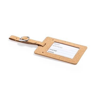 Etiquette pour valises en liège naturel Gomo