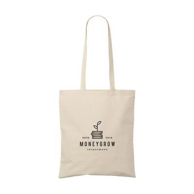 Sac shopping en coton recyclé tissé robuste Ridom