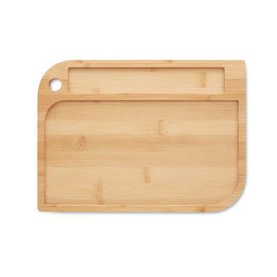 Plateau de repas en bambou durable Peljia