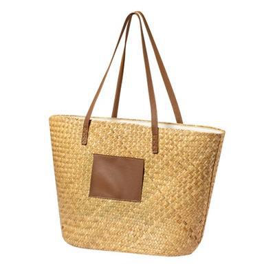 Sac de paille robuste au design décontracté Ramso