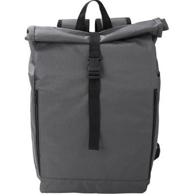 Sac à dos roll-top en polyester RPET robuste Dola