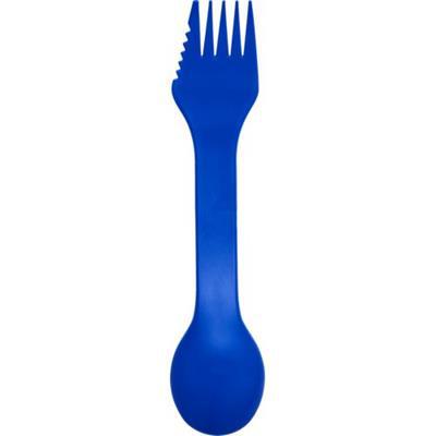Cuillère et fourchette en 1 en plastique Lecurax