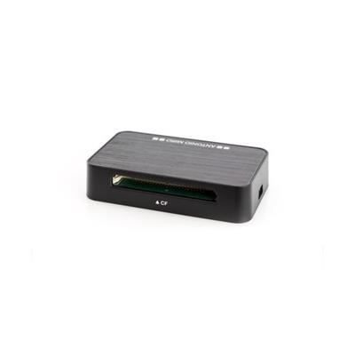 Lecteur cartes design noir en aluminium Calte
