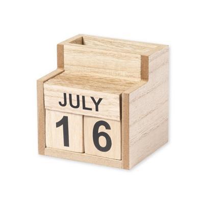 Porte-Crayons Calendrier Perpétuel en bois Sukar