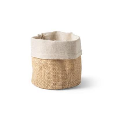 Pochette multi-usage en coton et jute Cassy