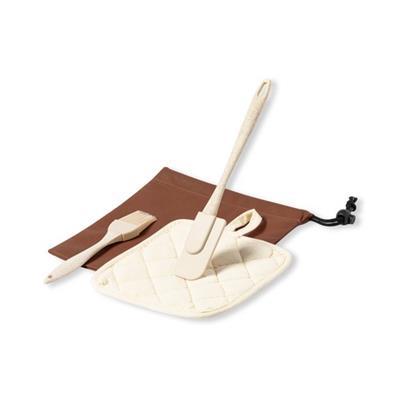 Set de cuisine 3 pièces sous pochette Dousi